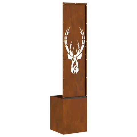 EKRAN ZAPEWNIAJĄCY PRYWATNOŚĆ W OGRODZIE RDZAWY 32X140CM