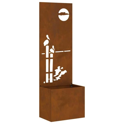 EKRAN ZAPEWNIAJĄCY PRYWATNOŚĆ W OGRODZIE RDZAWY 50X140CM