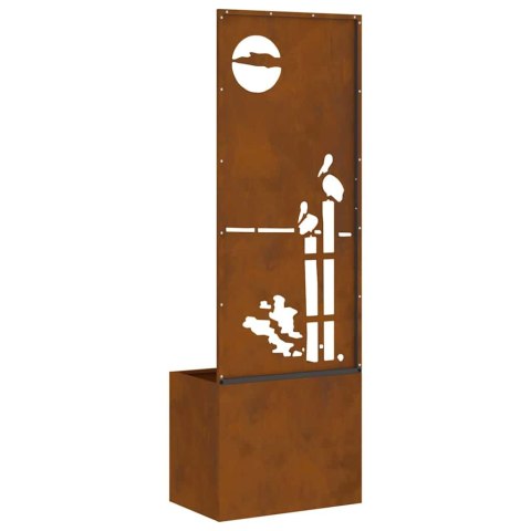 EKRAN ZAPEWNIAJĄCY PRYWATNOŚĆ W OGRODZIE RDZAWY 50X140CM