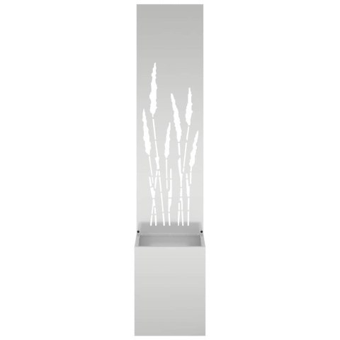 VidaXL Ekran zapewniający prywatność w ogrodzie Srebrny 32 x 140 cm