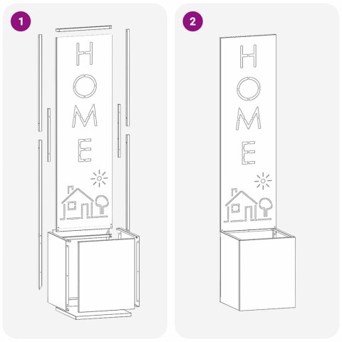 VidaXL Ekran zapewniający prywatność w ogrodzie Srebrny 32 x 140 cm