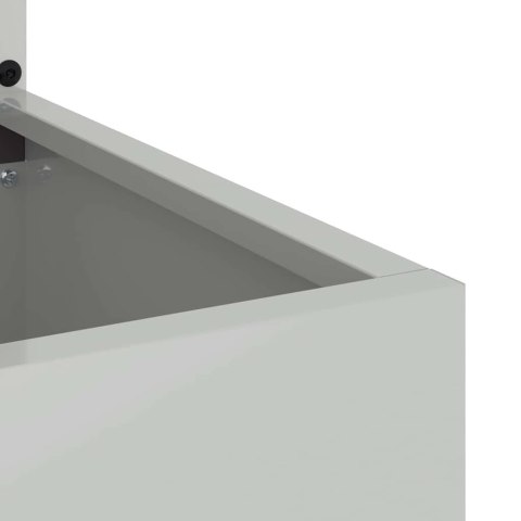 VidaXL Ekran zapewniający prywatność w ogrodzie Srebrny 50 x 140 cm