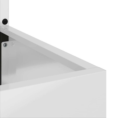 VidaXL Ekran zapewniający prywatność w ogrodzie Srebrny 50 x 140 cm