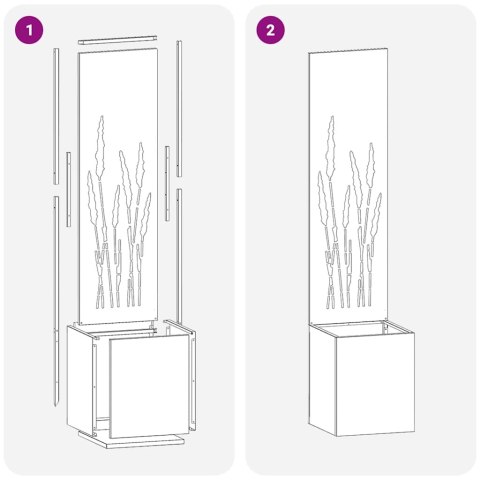 EKRAN ZAPEWNIAJĄCY PRYWATNOŚĆ W OGRODZIE OLIWKOWY 32X140CM
