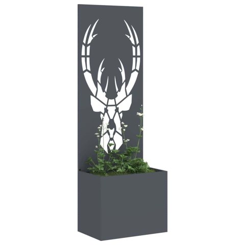 EKRAN ZAPEWNIAJĄCY PRYWATNOŚĆ W OGRODZIE ANTRACYT 50X140CM