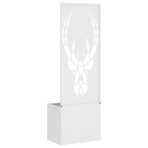 EKRAN ZAPEWNIAJĄCY PRYWATNOŚĆ W OGRODZIE BIAŁY 50X140CM