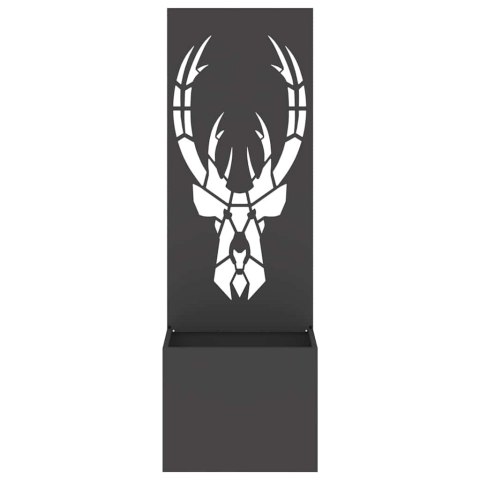 EKRAN ZAPEWNIAJĄCY PRYWATNOŚĆ W OGRODZIE CZARNY 50X140CM