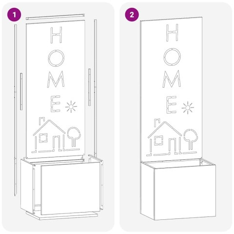 EKRAN ZAPEWNIAJĄCY PRYWATNOŚĆ W OGRODZIE CZARNY 50X140CM