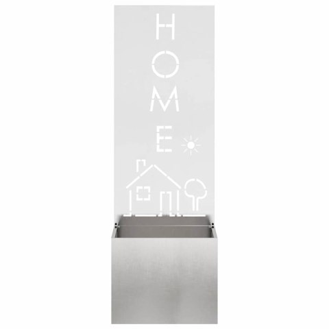 VidaXL Ekran zapewniający prywatność w ogrodzie Srebrny 50 x 140 cm