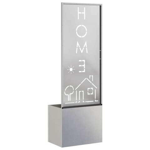 VidaXL Ekran zapewniający prywatność w ogrodzie Srebrny 50 x 140 cm