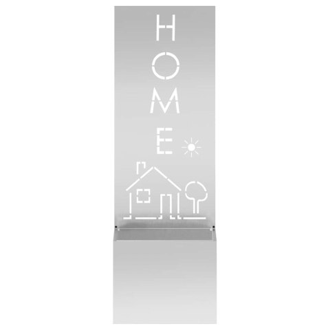 VidaXL Ekran zapewniający prywatność w ogrodzie Srebrny 50 x 140 cm