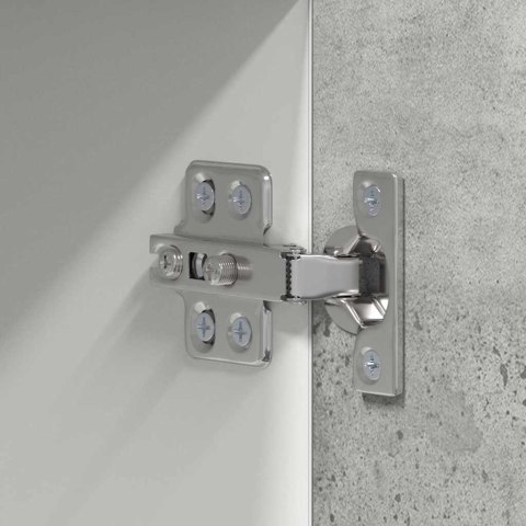 SZAFKA WISZĄCA RIGA BETONOWA SZAROŚĆ I BIEL 50X31X100CM