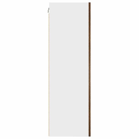 VidaXL Szafka wisząca Riga Wędzony dąb i biały 50 x 31 x 100 cm