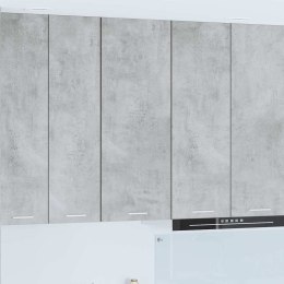 VidaXL Szafka wisząca z półką Riga Betonowy szary 40 x 31 x 100 cm