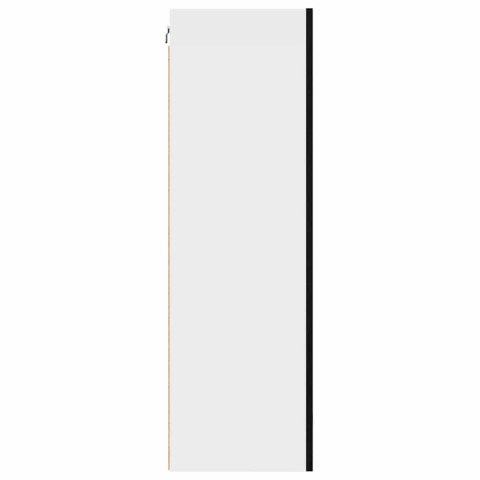 SZAFKA WISZĄCA Z PÓŁKĄ RIGA CZARNY DĄB I BIAŁY 50X31X100CM