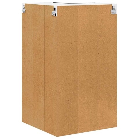 SZAFKA WISZĄCA Z PÓŁKĄ RIGA CZARNY DĄB I BIAŁY 57X57X100CM