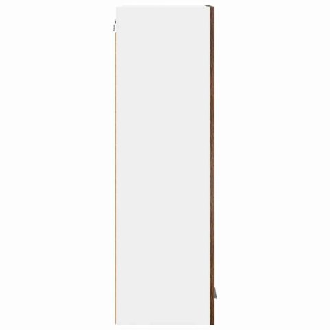 VidaXL Szafka wisząca z półką Riga Dąb wędzony 40 x 31 x 100 cm