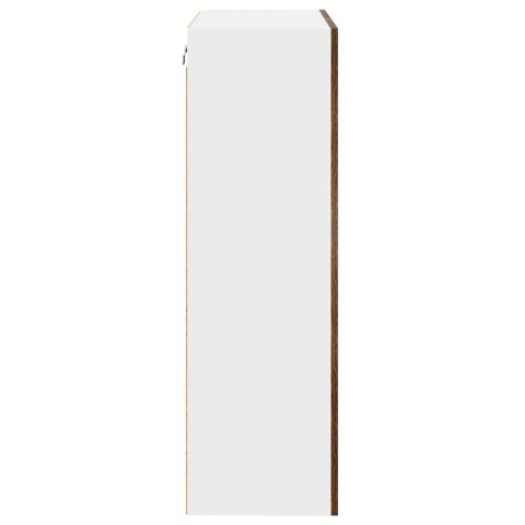 VidaXL Szafka wisząca z półką Riga Dąb wędzony 60 x 31 x 100 cm