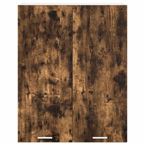 VidaXL Szafka wisząca z półką Riga Dąb wędzony 80 x 31 x 100 cm