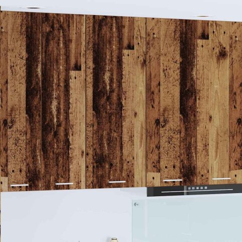 VidaXL Szafka wisząca z półką Riga Stare drewno 40 x 31 x 100 cm