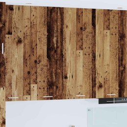 SZAFKA WISZĄCA Z PÓŁKĄ RIGA STARE DREWNO 80X31X100CM