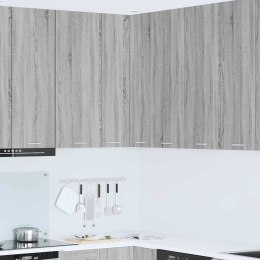 VidaXL Szafka wisząca Riga Szary Sonoma i Biały 57 x 57 x 100 cm