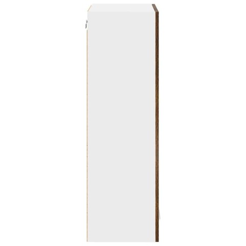 VidaXL Szafka wisząca z półką Riga Dąb wędzony 60 x 31 x 100 cm