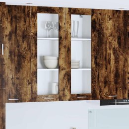 VidaXL Szafka wisząca z półką Riga Dąb wędzony 80 x 31 x 100 cm