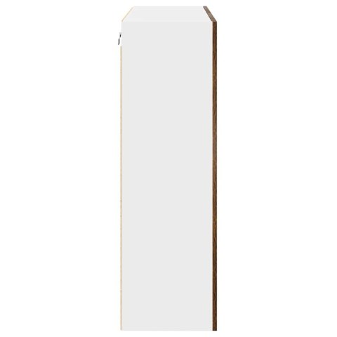 VidaXL Szafka wisząca z półką Riga Dąb wędzony 80 x 31 x 100 cm