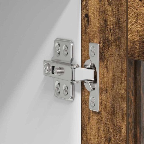 VidaXL Szafka wisząca z półką Riga Dąb wędzony 80 x 31 x 100 cm