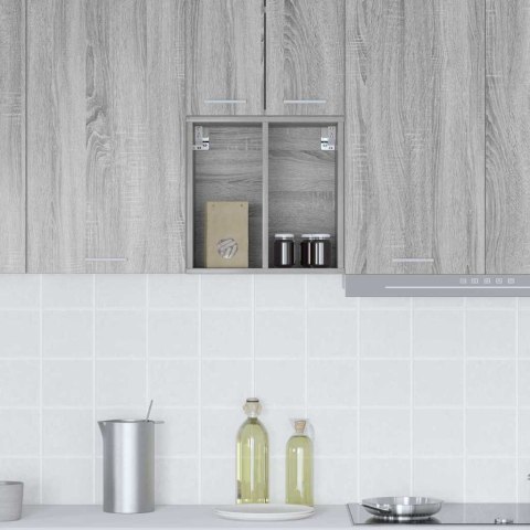 VidaXL Szafka wisząca z półką Riga Szary Sonoma 40 x 29,5 x 40 cm