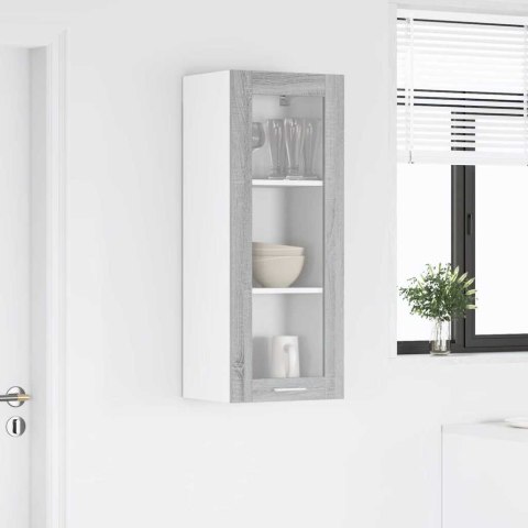 SZAFKA WISZĄCA Z PÓŁKĄ RIGA SZARY SONOMA 40X31X100CM