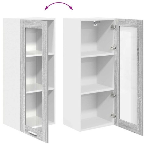 SZAFKA WISZĄCA Z PÓŁKĄ RIGA SZARY SONOMA 40X31X100CM