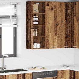 VidaXL Szafka wisząca z półką Riga Stare drewno 30 x 29,5 x 100 cm