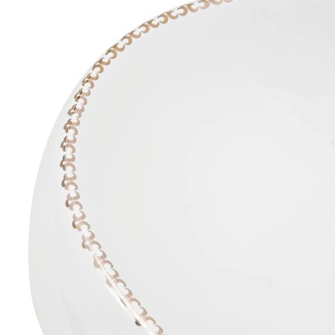 UMYWALKA NABLATOWA BIAŁA OWALNA 59X40X15CM CERAMICZNA