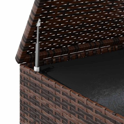 SKRZYNIA NA PODUSZKI OGRODOWE RATTAN 100X49X103,5CM BRĄZ