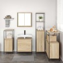 ZESTAW MEBLI ŁAZIENKOWYCH 5 SZT. BEŻOWY 76.5X35X95CM