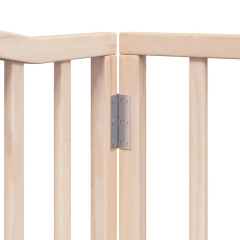 SKŁADANA BRAMKA DLA PSA Z DRZWIAMI 8 PANELI 640CM