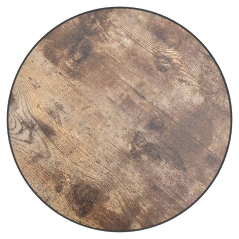 STOLIK HERBACIANY CZARNO-ŻÓŁTY Ø35CM MDF