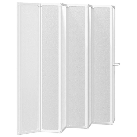 KABINA PRYSZNICOWA ŚCIENNA PARAWAN NA WANNĘ (140X168CM) SKŁADANA