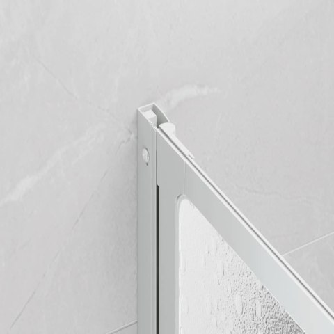 KABINA PRYSZNICOWA ŚCIENNA PARAWAN NA WANNĘ (140X168CM) SKŁADANA