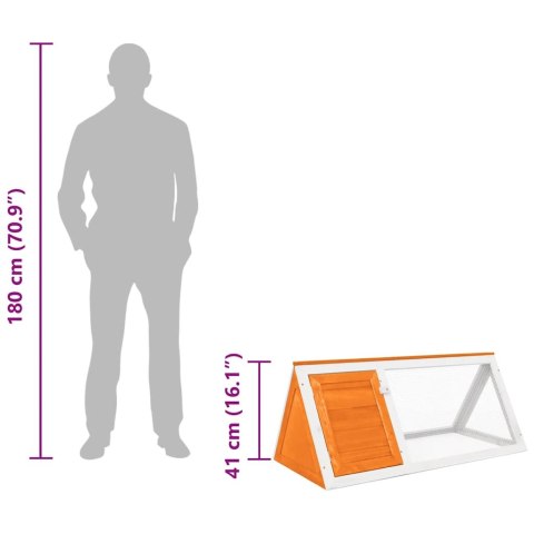 KLATKA DLA KRÓLIKÓW DREWNIANA