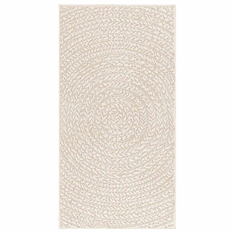 DYWAN "ZIZUR" KREMOWY WYGLĄD JUTY DO WEWNĄTRZ I NA ZEWNĄTRZ