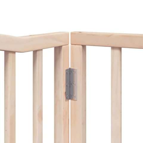 SKŁADANA BRAMKA DLA PSA Z DRZWIAMI 8 PANELI 640CM