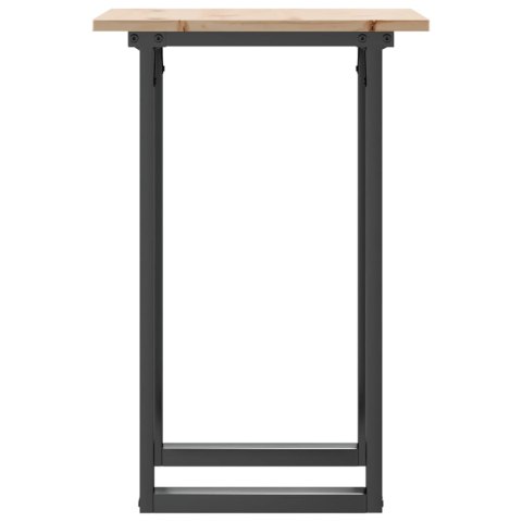 STÓŁ JADALNIANY Z CZWOROKĄTNYMI NOGAMI 50X50X75CM