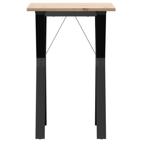 STÓŁ JADALNIANY Z NOGAMI W KSZTAŁCIE LITERY Y 50X50X75CM