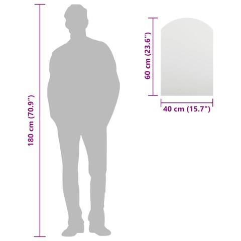 LUSTRO 60X40CM SZKLANE