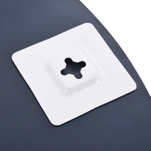 LUSTRO ŚCIENNE Z 5 PÓŁKAMI SREBRNE 100X60CM