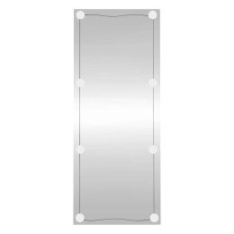 LUSTRO ŚCIENNE Z LED 40X100CM SZKLANE PROSTOKĄTNE