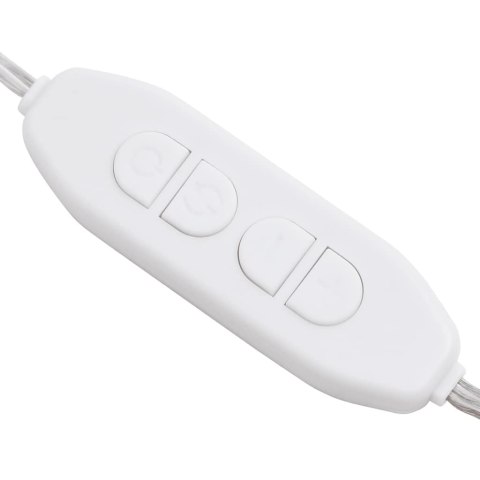 LUSTRO Z LAMPAMI LED 40X20CM SZKLANE OWALNE